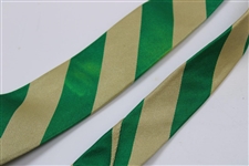 Classic Augusta National Golf Shop Silk Green/Gold Striped Neck Tie - Used