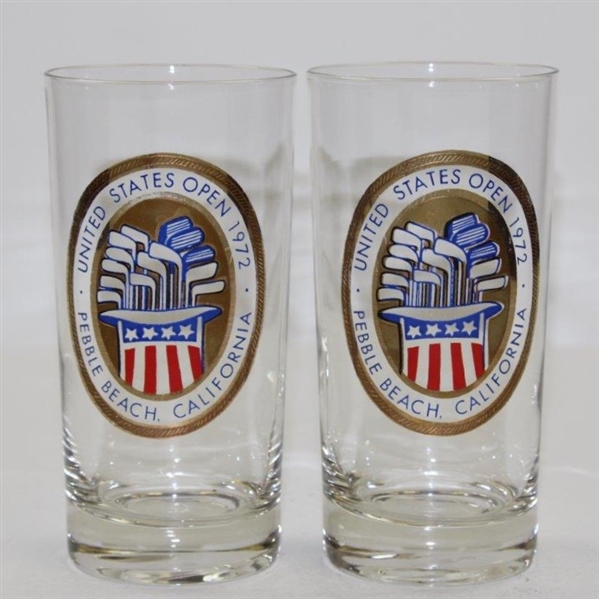 Pair of 1972 US Open at Pebble Beach Glasses