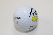 Lee Elder Signed Masters Logo Golf Ball with '75' Inscription JSA ALOA