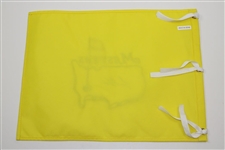 Lee Elder Signed Undated Masters Tournament Embroidered Flag JSA ALOA