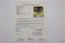 Jack Nicklaus Signed Lt Yellow Bucket Hat with with 195 Masters CBS Patch JSA FULL #BB53967