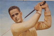 Bobby Jones Signed Dwight D. Esienhower Print - Personalized JSA ALOA