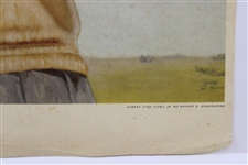 Bobby Jones Signed Dwight D. Esienhower Print - Personalized JSA ALOA