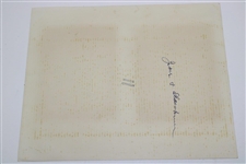 Bobby Jones Gifted Dwight Eisenhower Painting M. Johnson Photo From Jean Marshall with Gordin Letter