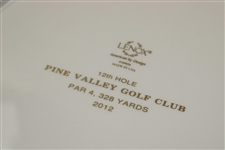 Pine Valley Golf Club Willaim F. Wright Board of Directors Champion Lenox Plate - 12th hole