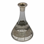 1916 R.I.G.A. Championship Beaten Eight Sterling Overlay Decanter