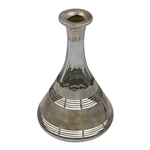 1916 R.I.G.A. Championship Beaten Eight Sterling Overlay Decanter