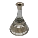 1916 R.I.G.A. Championship Beaten Eight Sterling Overlay Decanter