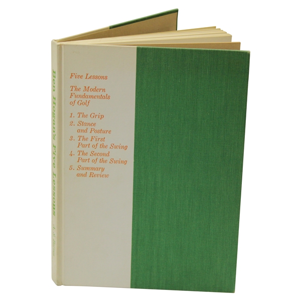 Ben Hogan Signed & Inscribed 1957 Five Lessons Book JSA ALOA