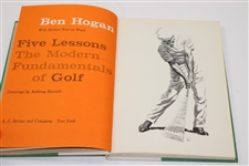 Ben Hogan Signed & Inscribed 1957 'Five Lessons' Book JSA ALOA