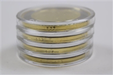 Masters Tournament Ltd Ed Arnold Palmer Silver Four Coin Set in Emerald Green Box #122/750