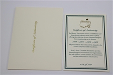 Masters Tournament Ltd Ed Arnold Palmer Silver Four Coin Set in Emerald Green Box #122/750