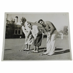 Olin Dutra, Fred Morrison, & Al Espinosa 1/8/34 LA Open Acme Wire Photo