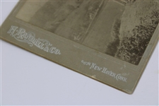 Vintage Female Golfer H. Randall & Co. Cabinet Card From New Haven Conn.