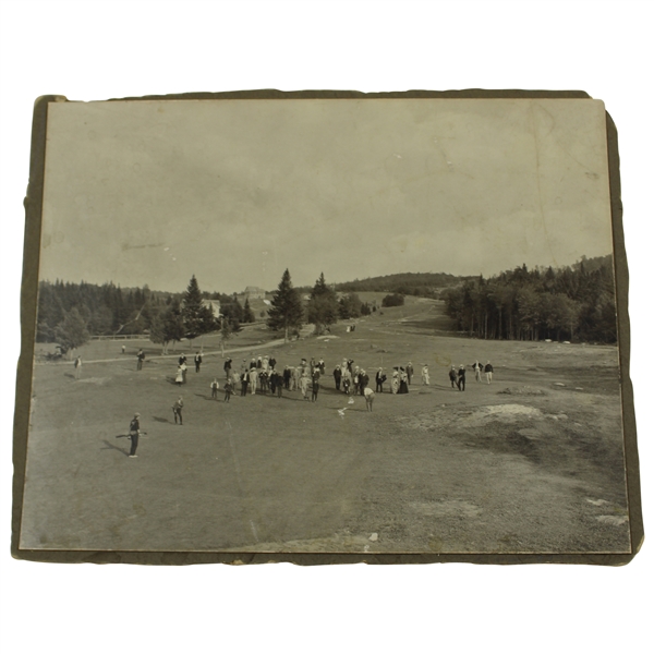 Vintage Turn Of The Century Golf Approach Shot Photo