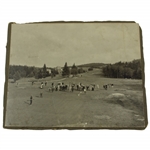 Vintage Turn Of The Century Golf Approach Shot Photo