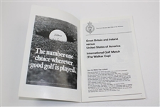1979 The Walker Cup at Edinburgh Official Program