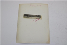 Bobby Locke 'With His Old Rusty, Hickory Shaft Putter' Wire Photo