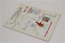 Arnold Palmer, Bob Hope, Billy Casper & others Signed 1969-1970 Met Golfing Annual JSA ALOA