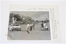 1959-60 All-Star Golf ABC-TV Press Info. Booklet with Photos & other- Jimmy Demaret Commentator