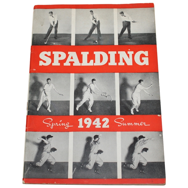 1942 A.G. Spalding & Bros Spring/Summer Sports Catalog - Sets the Pace in Sports