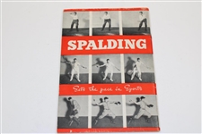 1942 A.G. Spalding & Bros Spring/Summer Sports Catalog - 'Sets the Pace in Sports'