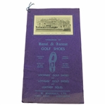 1937 Catalog of Royal & Ancient "Lockner" & "Lothian" Golf Shoes