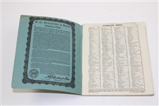 1933 A.G. Spalding & Bros Spring/Summer Complete Trade Price List Booklet