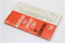 1960 Macgregor Golf Advisors Staff of Champions Booklet