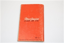 1960 Macgregor Golf Advisors Staff of Champions Booklet