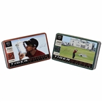 Tiger Woods Collector Series Commemorative Dozen Golf Ball Tins - 2000 Us Open & OPEN Championship