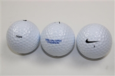 Tiger Woods Collector Series Commemorative Dozen Golf Ball Tins - 2000 Us Open & OPEN Championship