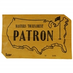 1960s Augusta National Masters Tournament Patron Parking Permit #108