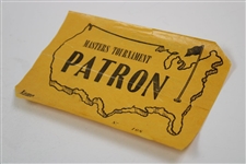 1960's Augusta National Masters Tournament Patron Parking Permit #108