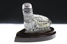 1994 Jack Nicklaus Cup Matches Crystal Golf Trophy on Wood Base - Kauai Lagoons, Hawaii