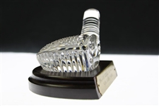 1994 Jack Nicklaus Cup Matches Crystal Golf Trophy on Wood Base - Kauai Lagoons, Hawaii