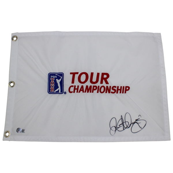 Rory McIlroy Signed PGA Tour TOUR Championship Embroidered Flag BECKETT #BB88055