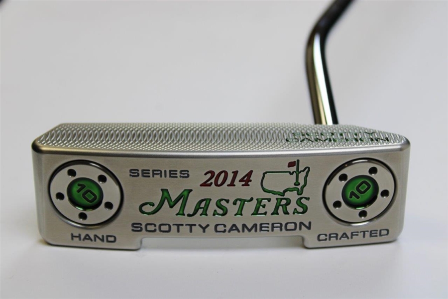 2014 Masters Tournament Scotty Cameron Ltd Ed Newport Putter in Original Box with Head Cover
