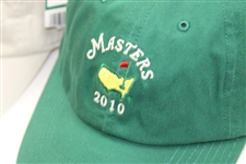 2004, 2006, & 2010 Masters Tournament Dated Caddy Hats - Unused