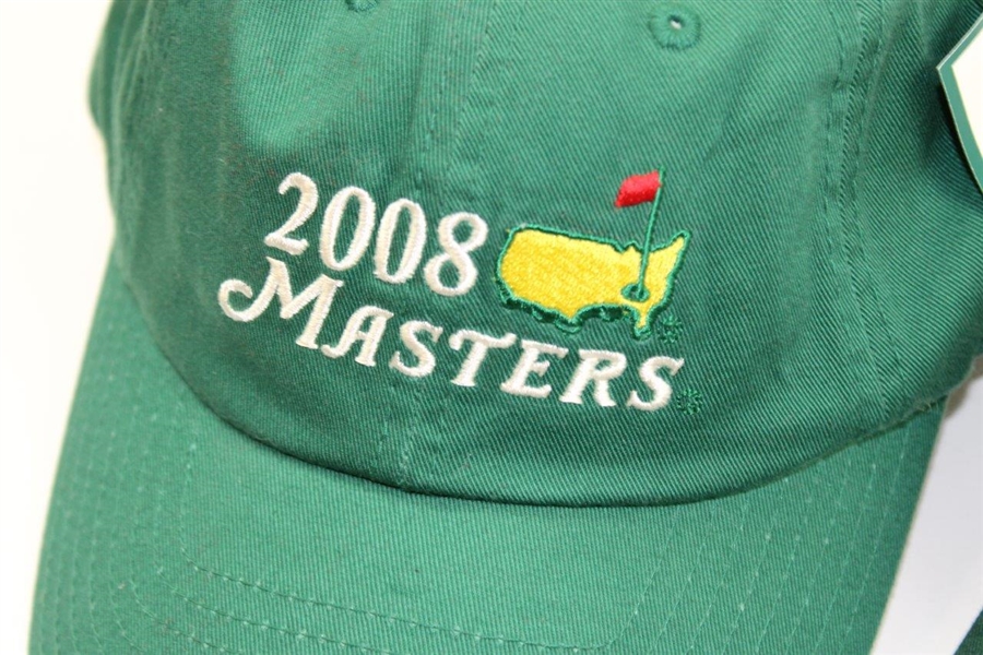 2008, Striped, & 2013 Par 3 Masters Tournament Caddy Hats - Unused