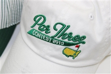 2008, Striped, & 2013 Par 3 Masters Tournament Caddy Hats - Unused