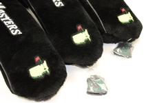 Three (3) 2001 Masters Tournament Head Covers - Unused