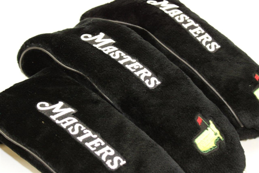 Three (3) 2001 Masters Tournament Head Covers - Unused