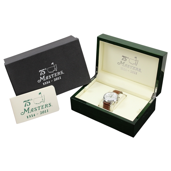 2011 Masters Tournament '75th Anniversary' Watch in Original Box
