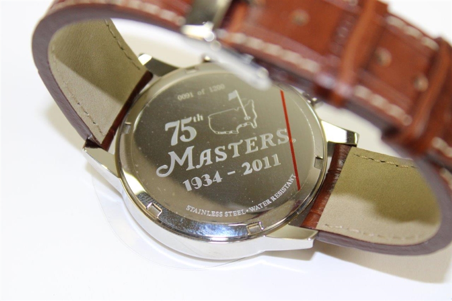 2011 Masters Tournament '75th Anniversary' Watch in Original Box
