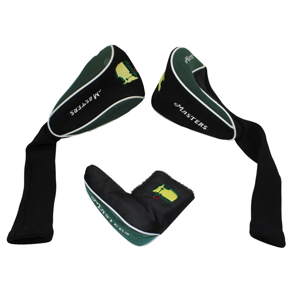 Three (3) Mastes Head Covers - Putter, Driver, & Driver