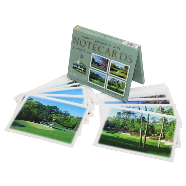 Set of Augusta National Golf Club Notecards in Original Box with Envelopes