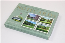 Set of Augusta National Golf Club Notecards in Original Box with Envelopes
