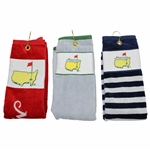 Three (3) Masters Tournament Undated Bag Towels