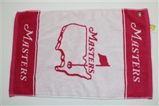 Masters Tournament '1978' Badge Towel with Pink/White Bag Towel